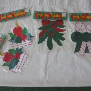 Christmas Sign Candy Cane Red Bow Candle HOLLY